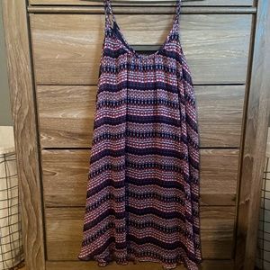 Spaghetti Strap Trapeze Dress